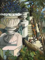 Gerard Byrne, STRAWBERRY HILL URNS, DALKEY