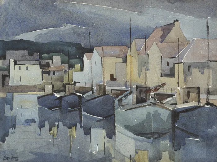 HOWTH by Desmond Carrick, watercolour, sold Dec 2014