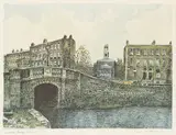 Flora Mitchell, HUBAND BRIDGE, GRAND CANAL and THE FOUR COURTS DUBLIN (A PAIR)