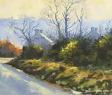 Dennis Orme Shaw, COTTAGES BY A ROADSIDE