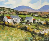 Dennis Orme Shaw, ABANDONED FARM BUILDINGS, MOURNES, COUNTY DOWN