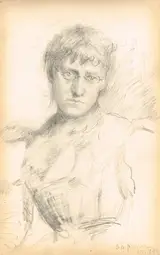 Sarah Purser, SKETCHBOOK OF 20 WORKS INCLUDING PORTRAITS AND LIFE DRAWING