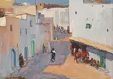 Sir John Lavery, A STREET IN TANGIER