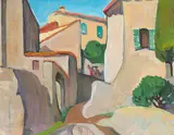 Mary Swanzy, TWO WOMEN IN A VILLAGE