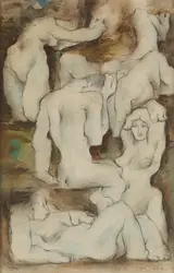 Louis le Brocquy, (TONE) STUDY FOR CLASSICAL THEME 3