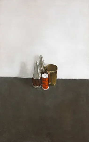 STILL LIFE by Comhghall Casey, oil on canvas, offered May 2014