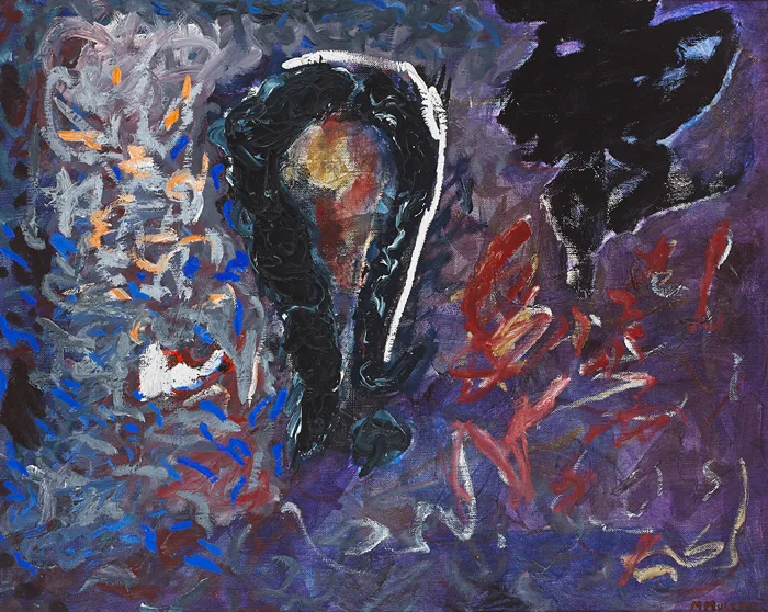 UNTITLED by Michael Mulcahy, oil on canvas, sold May 2014