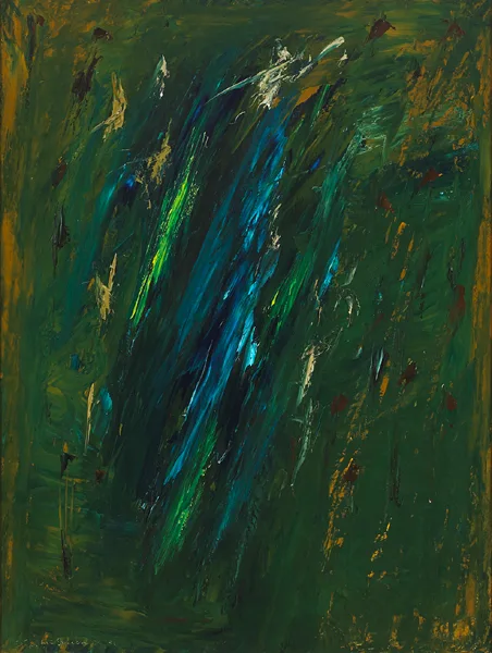 TRAPPED WATER by Seán McSweeney, 1993, oil on board, sold May 2014
