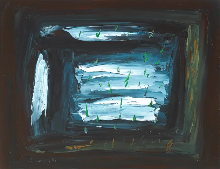 Seán McSweeney, BOG POOL, 1998, oil on board