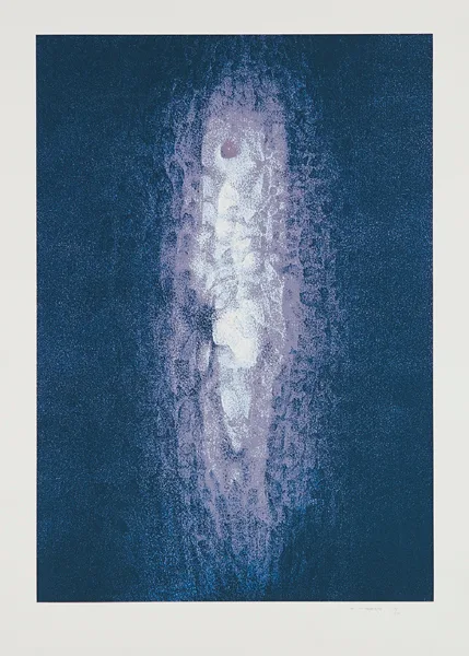 HUMAN IMAGE IX by Louis le Brocquy, 2005, silkscreen print; (no. 35 from an edition of 75), sold May 2014