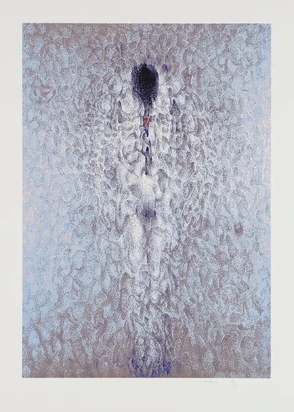 HUMAN IMAGE XII by Louis le Brocquy, 2005, silkscreen print; (no. 35 from an edition of 75), sold May 2014