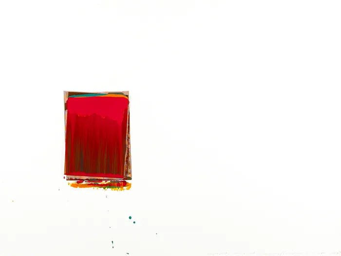 UNTITLED by Ciarán Lennon, 2007, acrylic paint on acrylic sheet on copper wire on paper, sold May 2014