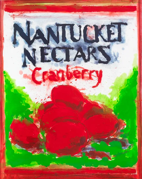 NANTUCKET NECTARS, CRANBERRY by Neil Shawcross, 2004, acrylic with watercolour over pencil on board, sold May 2014