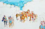 John B. Vallely, MUSICIANS AT THE HORSE FAIR