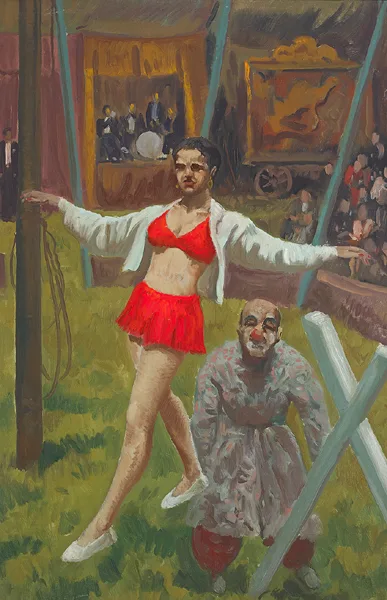 Patrick Leonard, CIRCUS, c.1959, oil on board