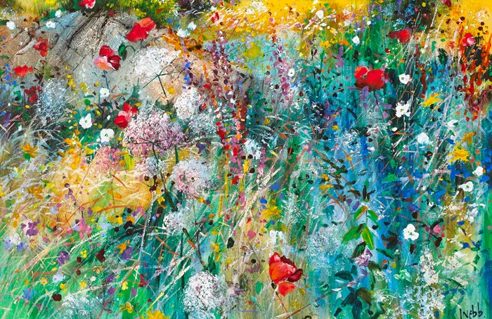 THE HIGH MEADOW by Kenneth Webb, oil on canvas, sold May 2014