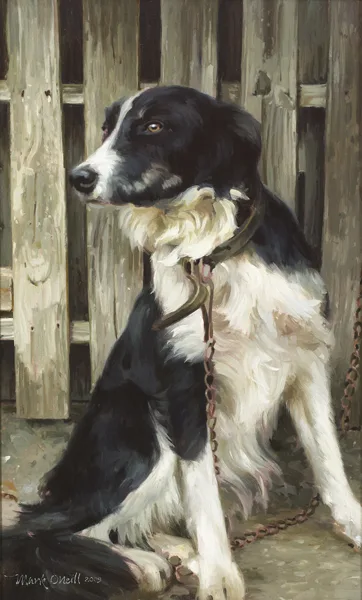 READY TO RUN I by Mark O'Neill, 2009, oil on board, sold Feb 2014