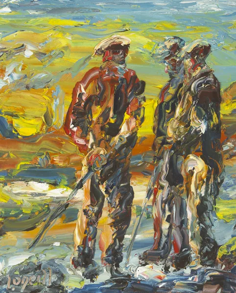 CÓMHRÁ II by Liam O'Neill, oil on canvas, sold Feb 2014