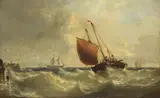 Edwin Hayes, A HEAVY SWELL, c.1850 to 1860s