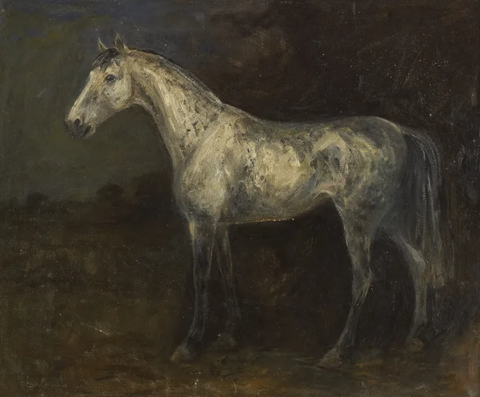 SILVER, c.1950s by Basil Blackshaw, oil on canvas, sold Feb 2014