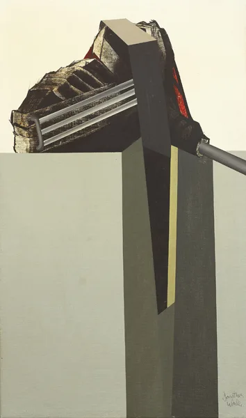 SHAFT 2 by Jonathan Wade, 1972, oil on canvas, sold Feb 2014