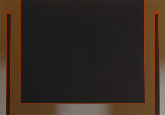 UNTITLED by Cecil King, silkscreen print; (no. 45 from an edition of 100), sold Feb 2014