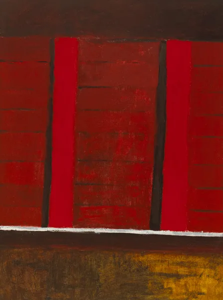 BULL RING by Charles Brady, 1971, oil on canvas, sold Feb 2014