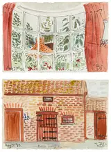 Pauline Bewick, HAZEL'S [HOUSE] and NEAR HAZEL'S, 1983 and WOMAN READING