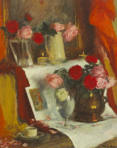 MAY ALTAR by Thomas Ryan, 1963, oil on canvas, offered Feb 2014