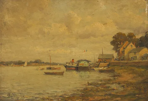Charles Malfroy, LES MARTIGUES, 1907, oil on canvas