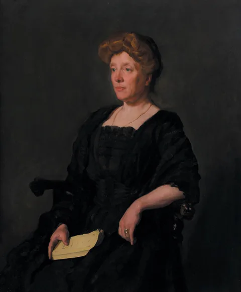 Gerald Kelly, PORTRAIT OF AMY MAUD STEEL, oil on canvas