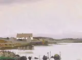 Charles Vincent Lamb, COTTAGE ON A LAKE, WEST OF IRELAND