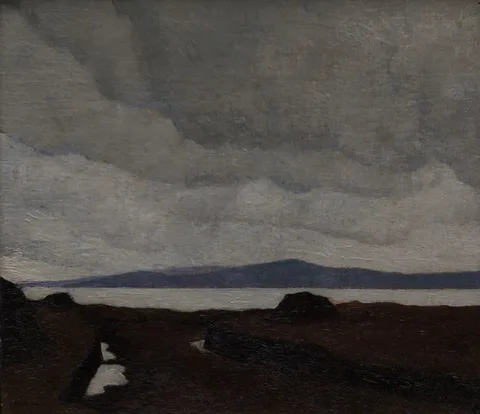 Paul Henry, WESTERN LANDSCAPE, c.1918-1919, oil on canvas
