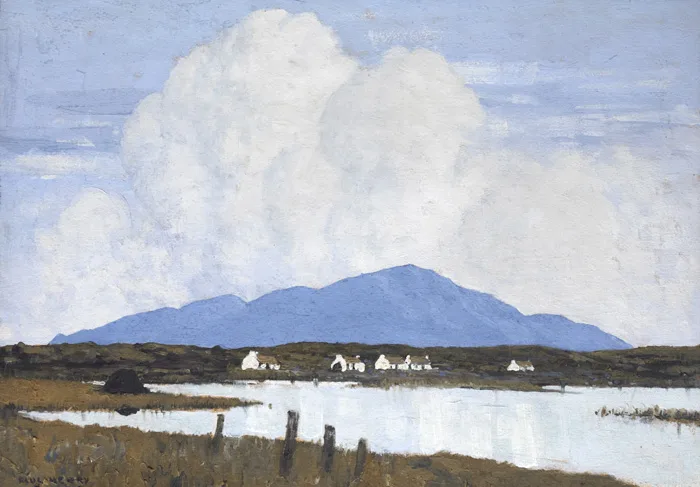 THE LAKE by Paul Henry, 1928, oil on board, sold Nov 2013