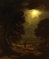 James Arthur O'Connor, A MOONLIT LANDSCAPE
