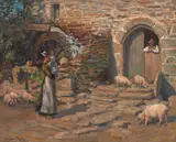 Aloysius C. OKelly, A BRETON FARMYARD