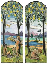 Mainie Jellett, SPRING and SUMMER, c.1920 (A PAIR)