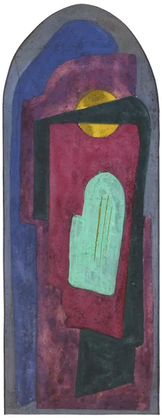 Mainie Jellett, ABSTRACT COMPOSITION, gouache