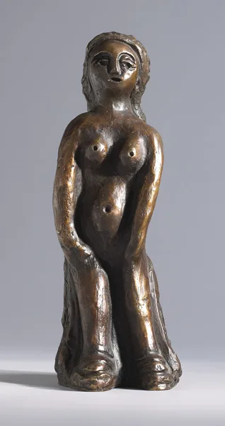 STANDING NUDE by Markey Robinson, bronze, offered Nov 2013
