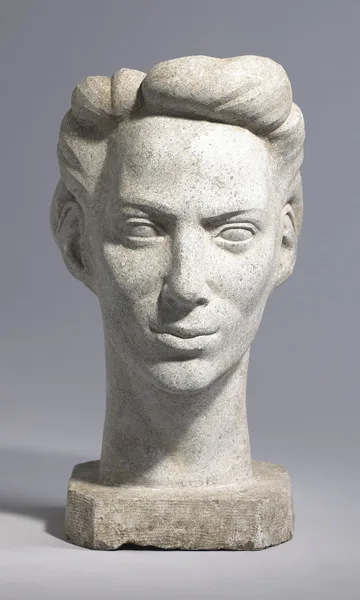 George Barry Laffan, HEAD OF A WOMAN, limestone