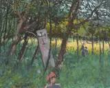 Maurice MacGonigal, THE CROSS IN THE WOODS, KILMURVEY, ARAN