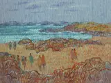 Desmond Carrick, ABATING WIND IN MANNIN BAY, BALLYCONNEELY, CONNEMARA, COUNTY GALWAY