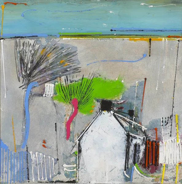 FARM by Mike Fitzharris, 2006, oil on board, sold Nov 2013