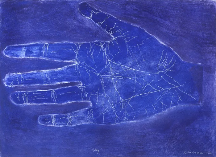 Kathy Prendergast, SKY, 1990, pastel on paper