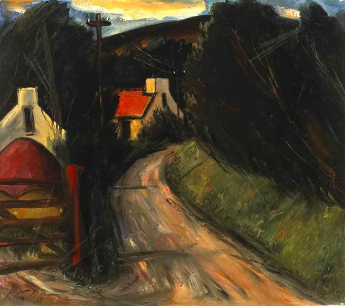 WICKLOW LANDSCAPE by Peter Collis, oil on canvas, sold Sep 2013