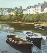 Cecil Maguire, HARBOUR ROUNDSTONE, CONNEMARA