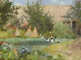 Walter Osborne, A CORNER OF THE FARMYARD