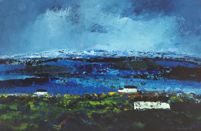 EVENING AFTER THE STORM"" by Daniel O'Neill, oil on board, sold Sep 2013