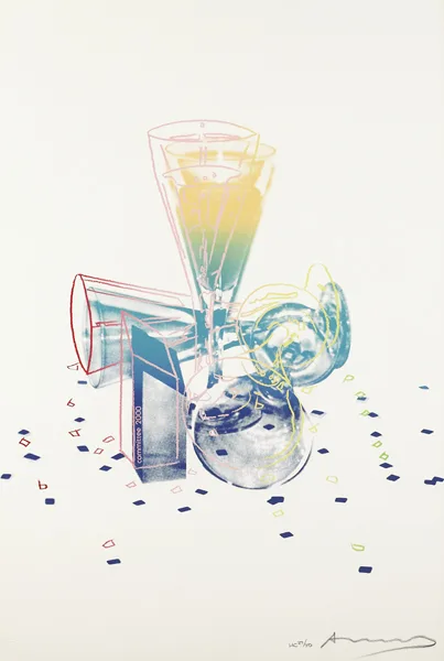 COMMITTEE 2000 by Andy Warhol, 1982, screenprint; (hors de commerce, no. 29 from an edition of 50), sold Sep 2013
