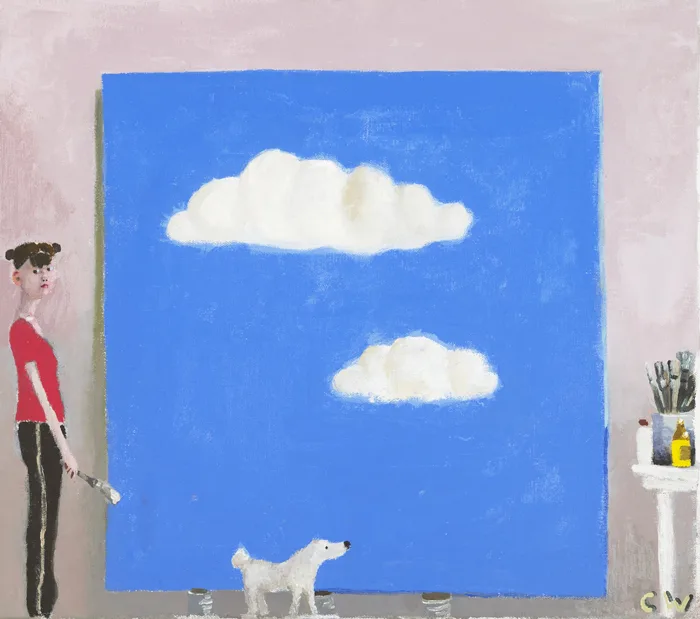 SIMPSON'S CLOUDS by Charles Williams, 2002, oil on canvas, offered Sep 2013